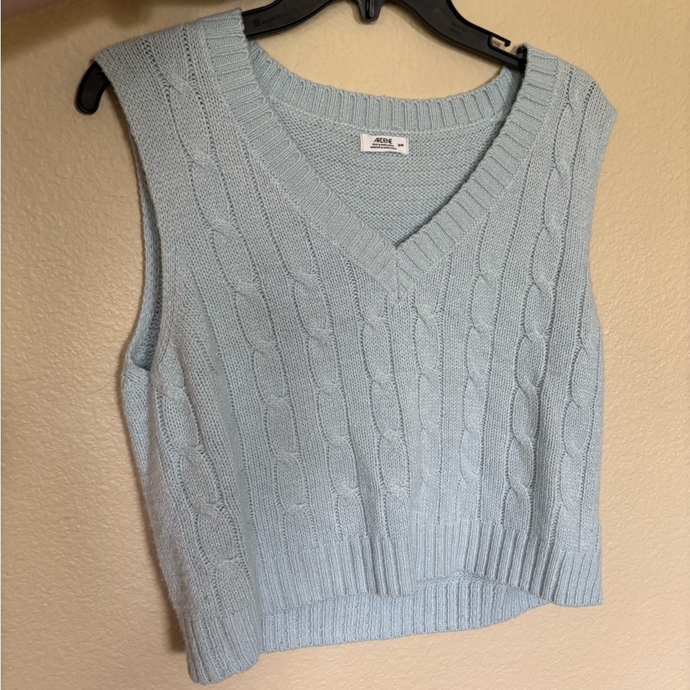 Ardene Blue V-Neck Sweater Vest
